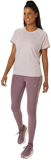 Тайтсы женские ASICS Icon Dusty Mauve/Faded Orange - Фото 9 большая
