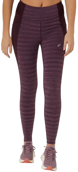 Тайтсы женские ASICS Nagino Run Dark Aubergine Heather - Фото 1 большая