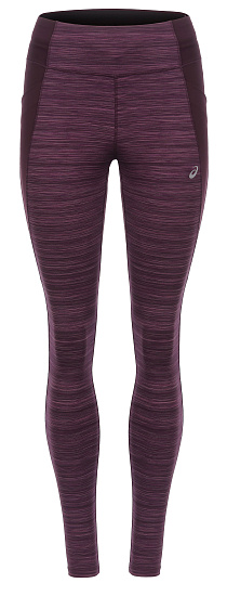 Тайтсы женские ASICS Nagino Run Dark Aubergine Heather - Фото 1 большая