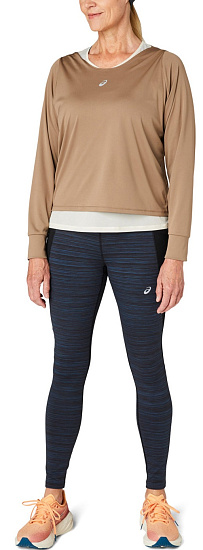 Тайтсы женские ASICS Nagino Run Rich Navy Heather - Фото 3 большая