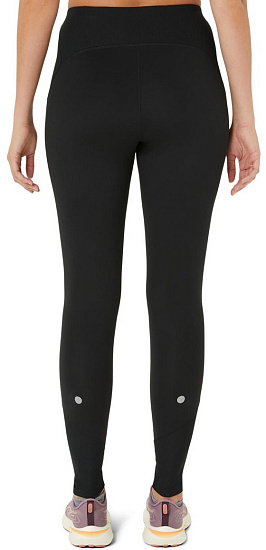 Тайтсы женские ASICS Road Winter High Waist Black - Фото 2 большая