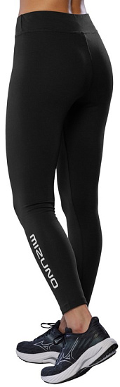 Тайтсы женские Mizuno Athletics Black - Фото 2 большая