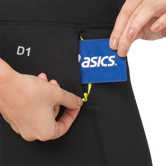 Тайтсы женские ASICS Icon Knee Tight Sulphur Spring - Фото 4 большая