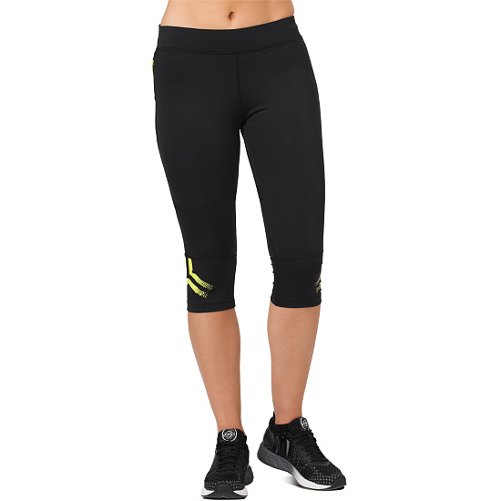 Тайтсы женские ASICS Icon Knee Tight Sulphur Spring - Фото 6 большая