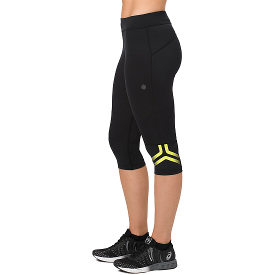 Тайтсы женские ASICS Icon Knee Tight Sulphur Spring - Фото 7 большая
