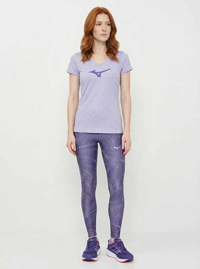 Тайтсы женские Mizuno Active Tights Cadet - Фото 3 большая