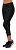 Тайтсы женские Mizuno Core 3/4 Black - Фото 3 малая