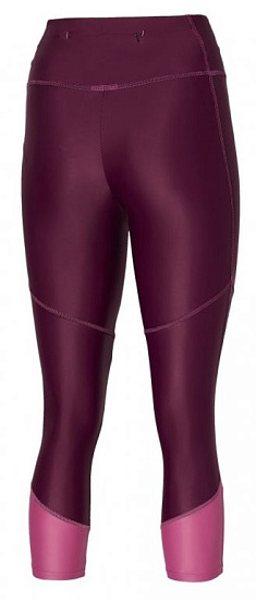Тайтсы женские Mizuno Core 3/4 Grape Wine - Фото 2 большая