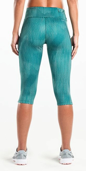 Тайтсы женские Saucony 3/4 Bullet Capri 2.0 June Bug Print - Фото 2 большая