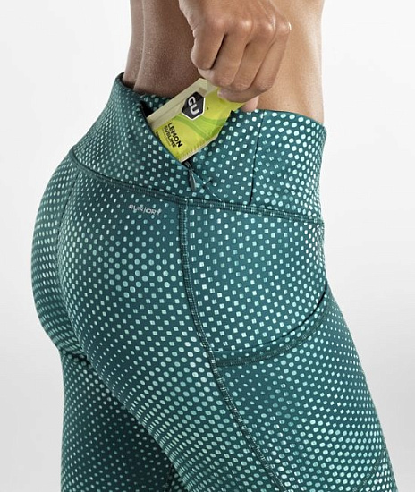 Тайтсы женские Saucony 3/4 Bullet Capri 2.0 June Bug Print - Фото 4 большая