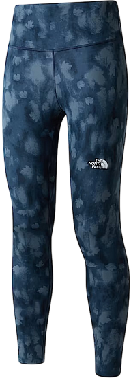 Тайтсы женские The North Face Flex 25in Print Summit Navy Diffused Nature Print - Фото 1 большая