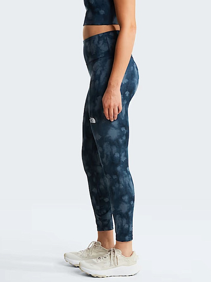 Тайтсы женские The North Face Flex 25in Print Summit Navy Diffused Nature Print - Фото 4 большая