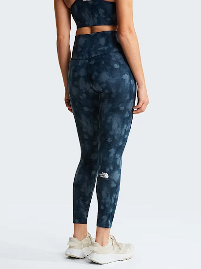 Тайтсы женские The North Face Flex 25in Print Summit Navy Diffused Nature Print - Фото 5 большая