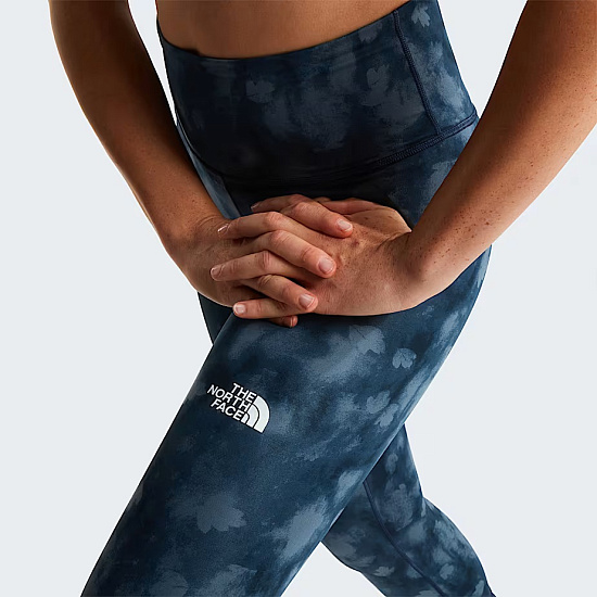Тайтсы женские The North Face Flex 25in Print Summit Navy Diffused Nature Print - Фото 6 большая