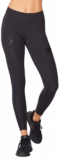 Тайтсы женские 2XU Motion Mid-Rise Compression Black - Фото 1 большая
