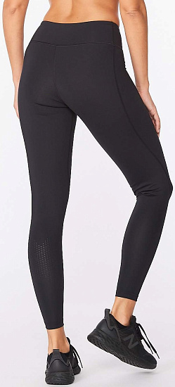 Тайтсы женские 2XU Motion Mid-Rise Compression Black - Фото 3 большая