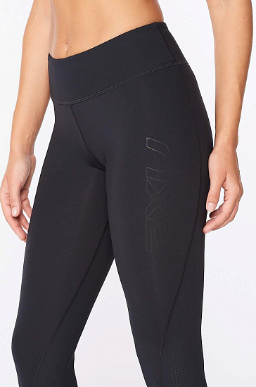 Тайтсы женские 2XU Motion Mid-Rise Compression Black - Фото 5 большая