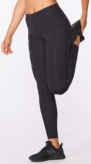Тайтсы женские 2XU Core Compression Black - Фото 3 большая