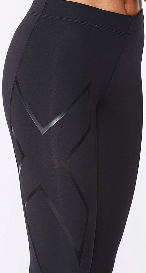 Тайтсы женские 2XU Core Compression Black - Фото 6 большая