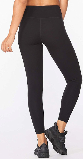 Тайтсы женские 2XU Form Stash Hi-Rise Compression Black/White - Фото 4 большая
