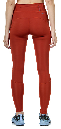 Тайтсы женские Scott Full Tight Trail Run Rust Red - Фото 3 большая