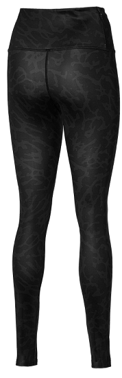 Тайтсы женские Mizuno Printed Черный - Фото 2 большая