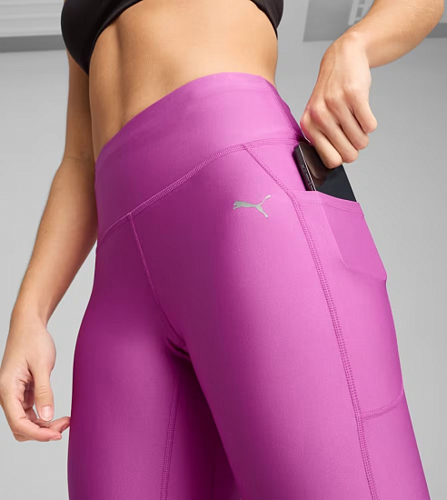 Тайтсы женские Puma Run Vel FL Wild Berry - Фото 6 большая