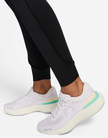 Брюки женские Nike Therma-FIT Essential Black/Black - Фото 4 большая