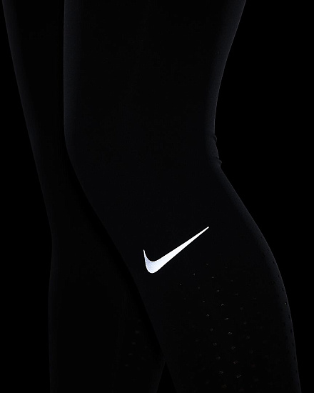 Тайтсы женские Nike Epic LX Black/Reflective Silver - Фото 2 большая
