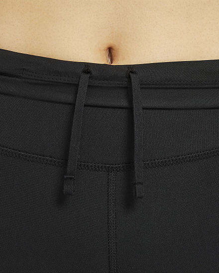 Тайтсы женские Nike Dri-Fit Fast Black/Reflective Silv - Фото 5 большая