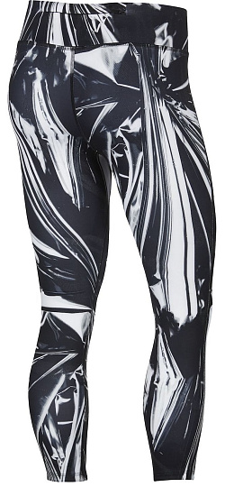 Брюки женские Nike Epic Lx Tght Fl Black/Black/Reflective Silv - Фото 2 большая