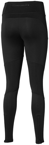 Тайтсы женские Mizuno Therm Chrg Bt Black - Фото 2 большая