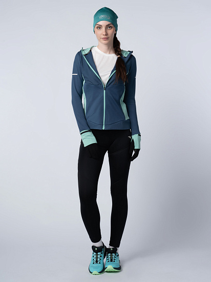 Тайтсы женские Mizuno Therm Chrg Bt Black - Фото 3 большая