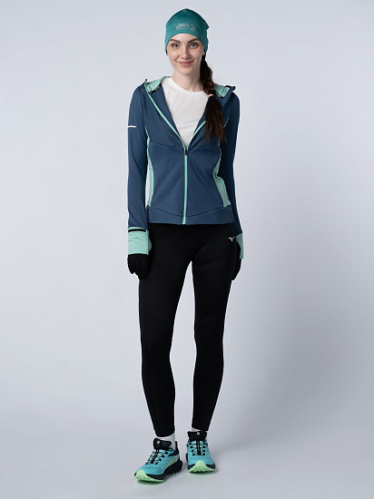 Тайтсы женские Mizuno Therm Chrg Bt Black - Фото 4 большая