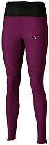 Тайтсы женские Mizuno Trail Multipocket Long Dark Purple