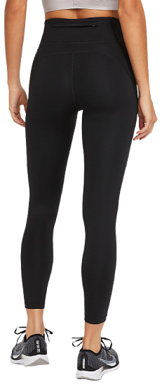 Тайтсы женские Nike Epic Faster 7/8 Black/Gunsmoke - Фото 2 большая