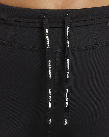 Тайтсы женские Nike Epic Faster 7/8 Black/Gunsmoke - Фото 5 большая