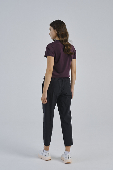 Брюки женские Anta Running Black - Фото 4 большая