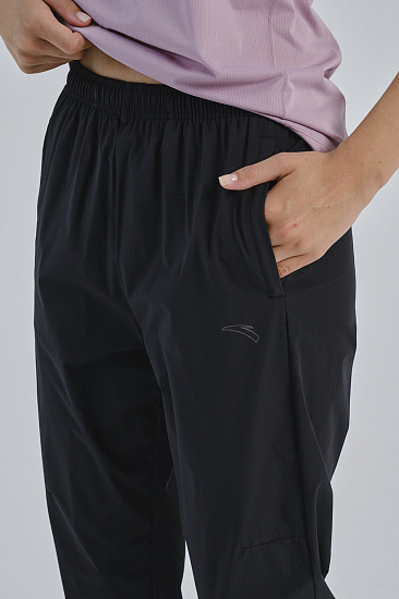 Брюки женские Anta Running Long Black - Фото 8 большая