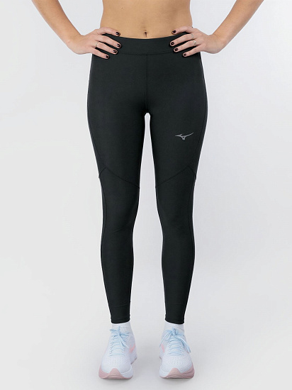 Тайтсы женские Mizuno Alpha 7/8 Black - Фото 3 большая