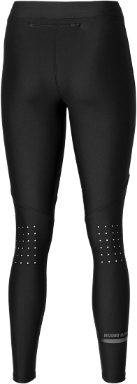 Тайтсы женские Mizuno Alpha 7/8 Black - Фото 2 большая
