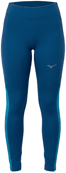 Тайтсы женские Mizuno Alpha 7/8 Sailor Blue - Фото 1 большая