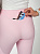 Тайтсы женские Mizuno Alpha 7/8 Pinkesque - Фото 7 малая