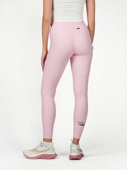 Тайтсы женские Mizuno Alpha 7/8 Pinkesque - Фото 6 большая