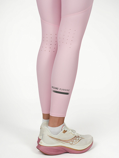 Тайтсы женские Mizuno Alpha 7/8 Pinkesque - Фото 8 большая