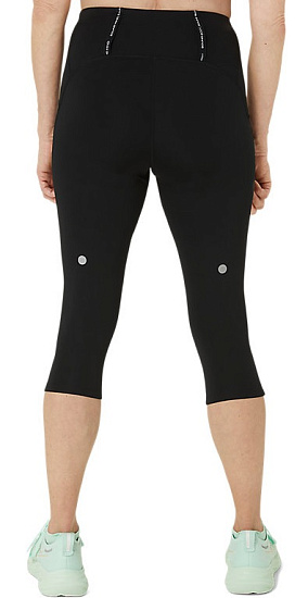 Тайтсы женские ASICS Road High Waist Capri Performance Black - Фото 2 большая