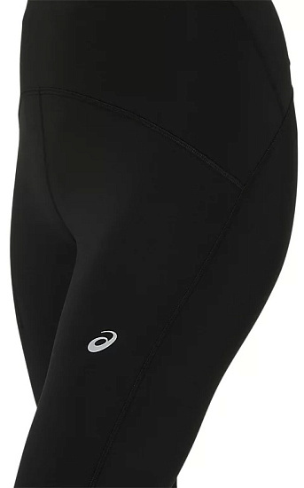 Тайтсы женские ASICS Road High Waist Capri Performance Black - Фото 4 большая