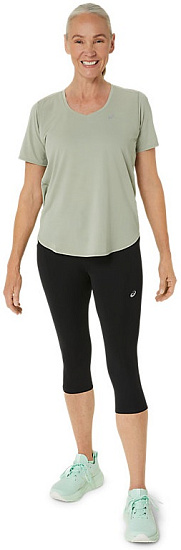 Тайтсы женские ASICS Road High Waist Capri Performance Black - Фото 9 большая