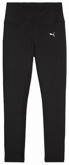 Тайтсы женские Puma Run Microfleece Hw Fl Black - Фото 1 большая