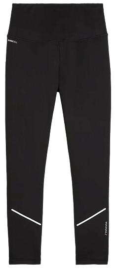 Тайтсы женские Puma Run Microfleece Hw Fl Black - Фото 11 большая